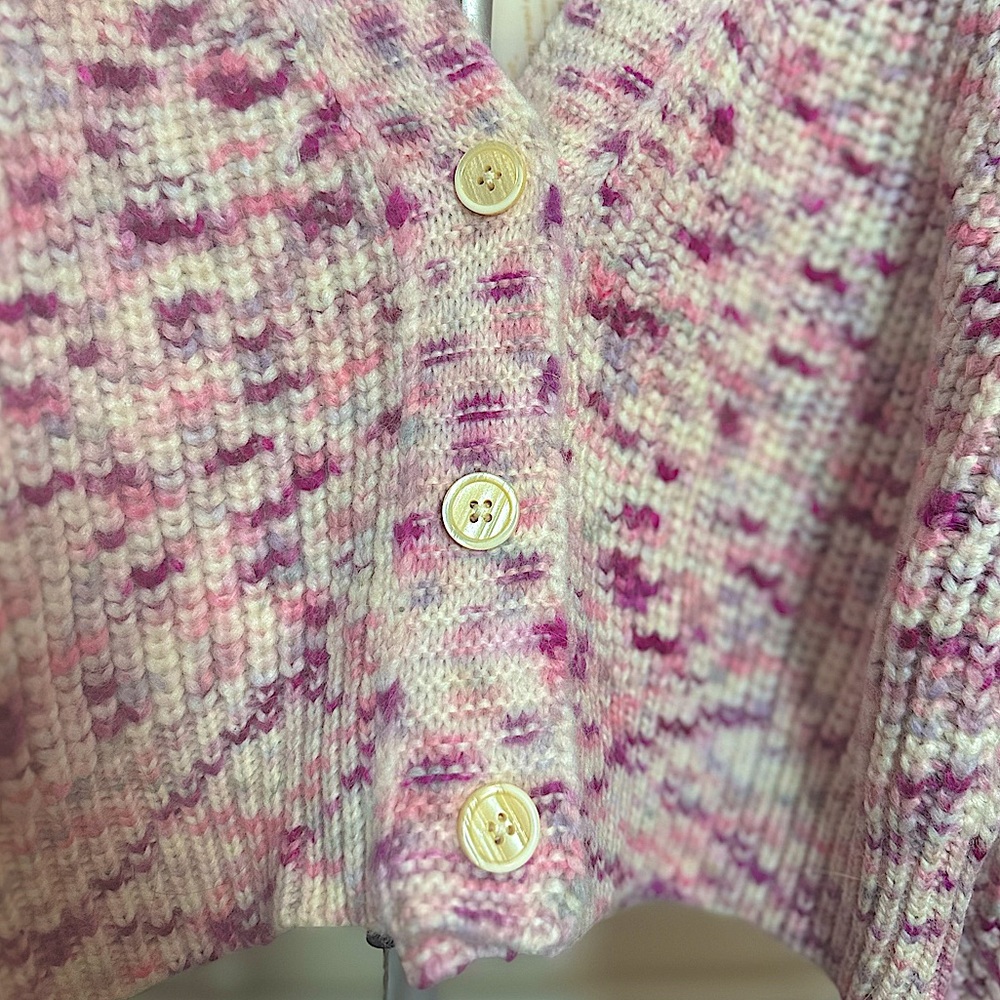 LoveShackFancy Avignon Crop Cardigan - Berry Medley - Picture 6 of 7